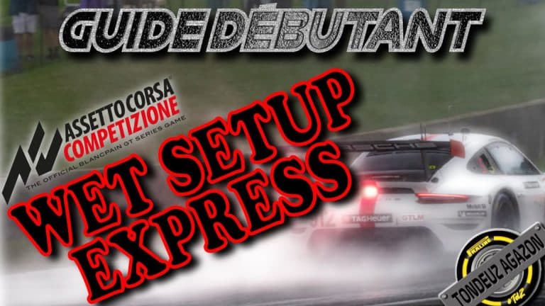 Tuto simracing : conduire sur circuit sous la pluie