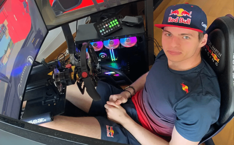 Ce que révèle le setup simracing de Verstappen