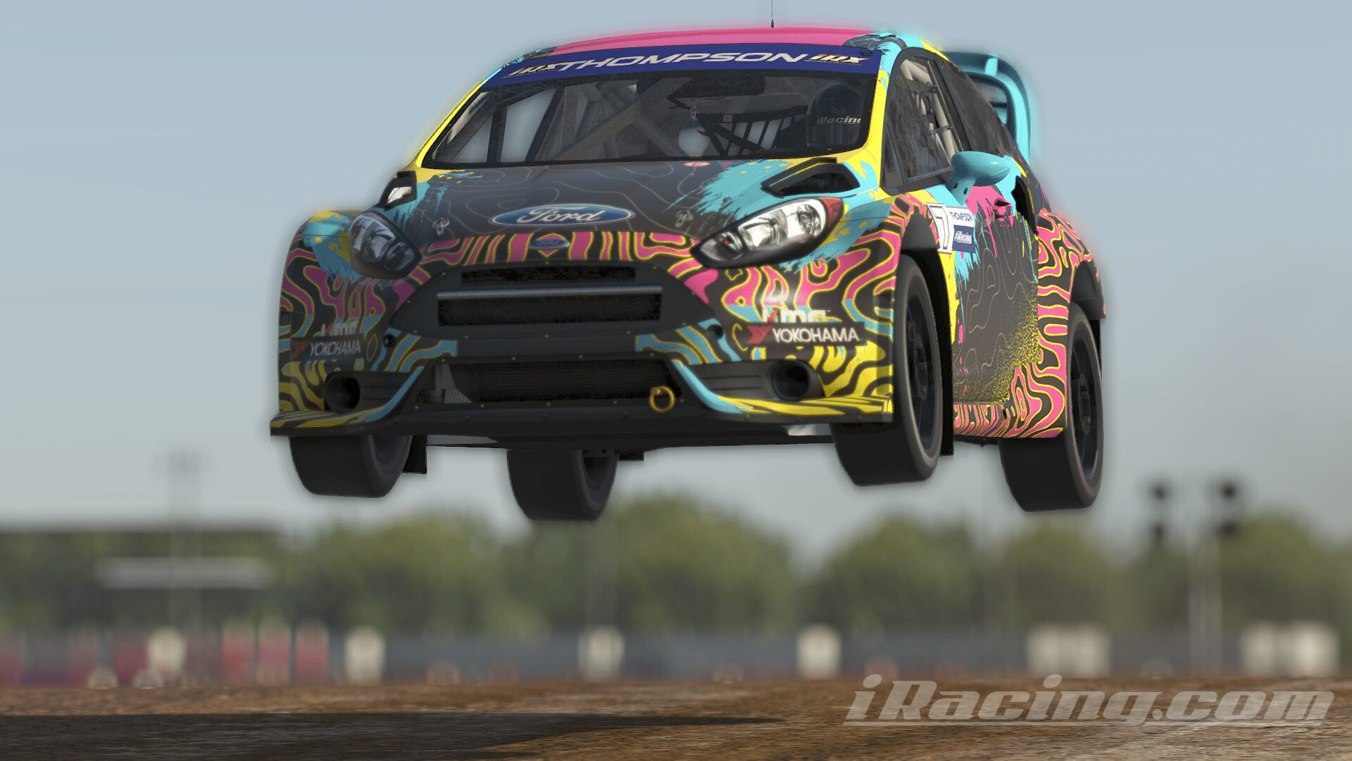 ça saute souvent en rallycross sur iracing
