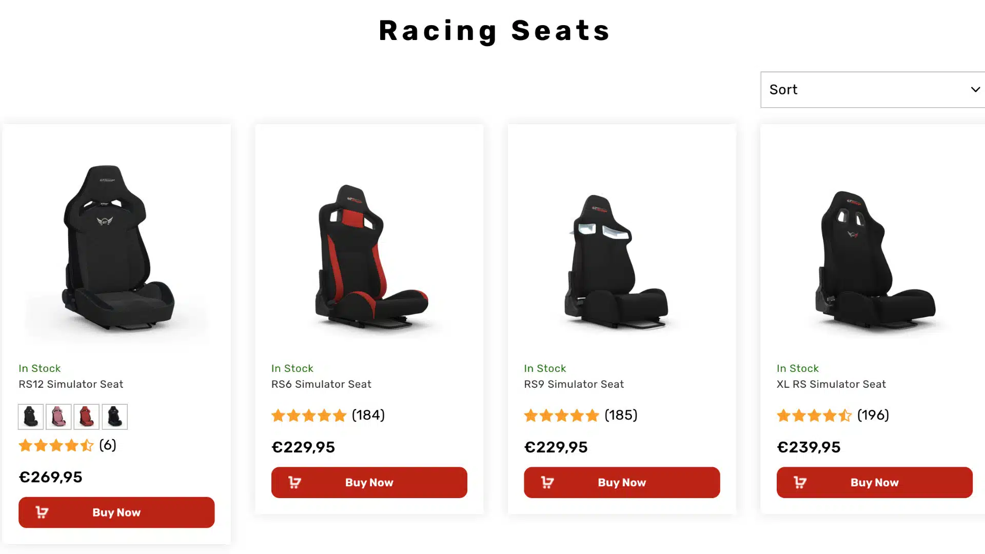 GT Omega seats pour Prime, Prime Lite et Titan