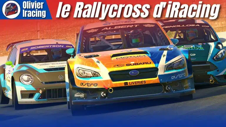 zoom sur le rallycross d'Iracing