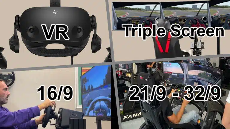 Simple, triple écran ou VR ? Quel est le meilleur en simracing ?