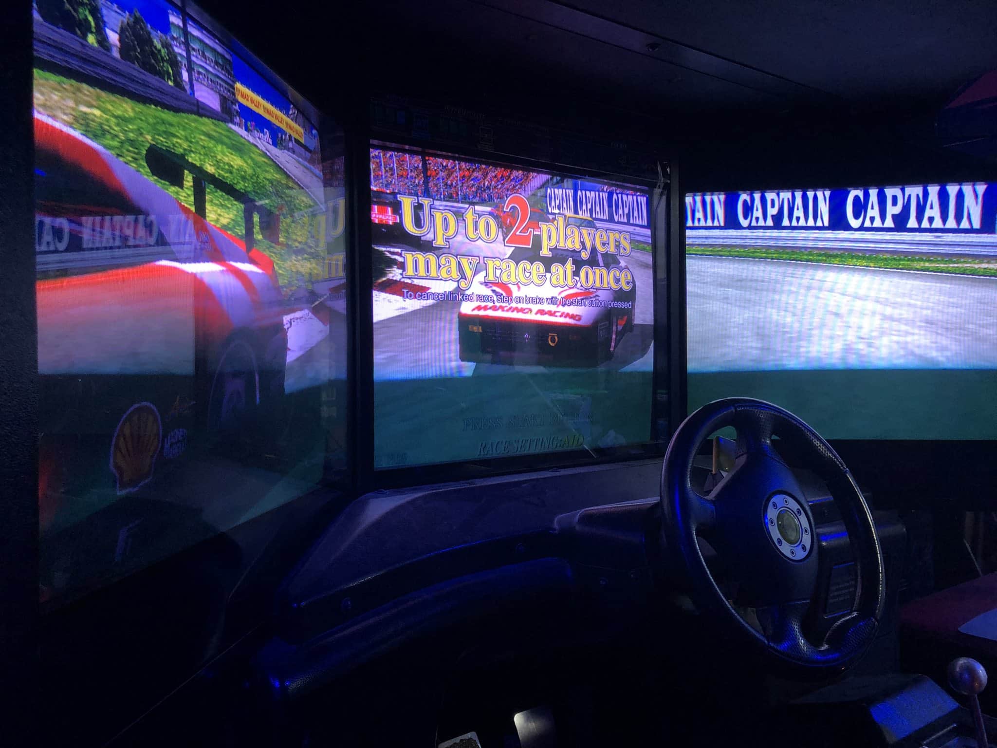 La borne d'arcade F355 Challenge