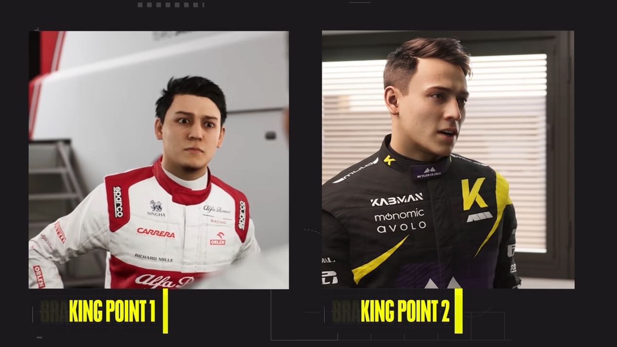 F1 23 Braking Point : nouveaux personnages