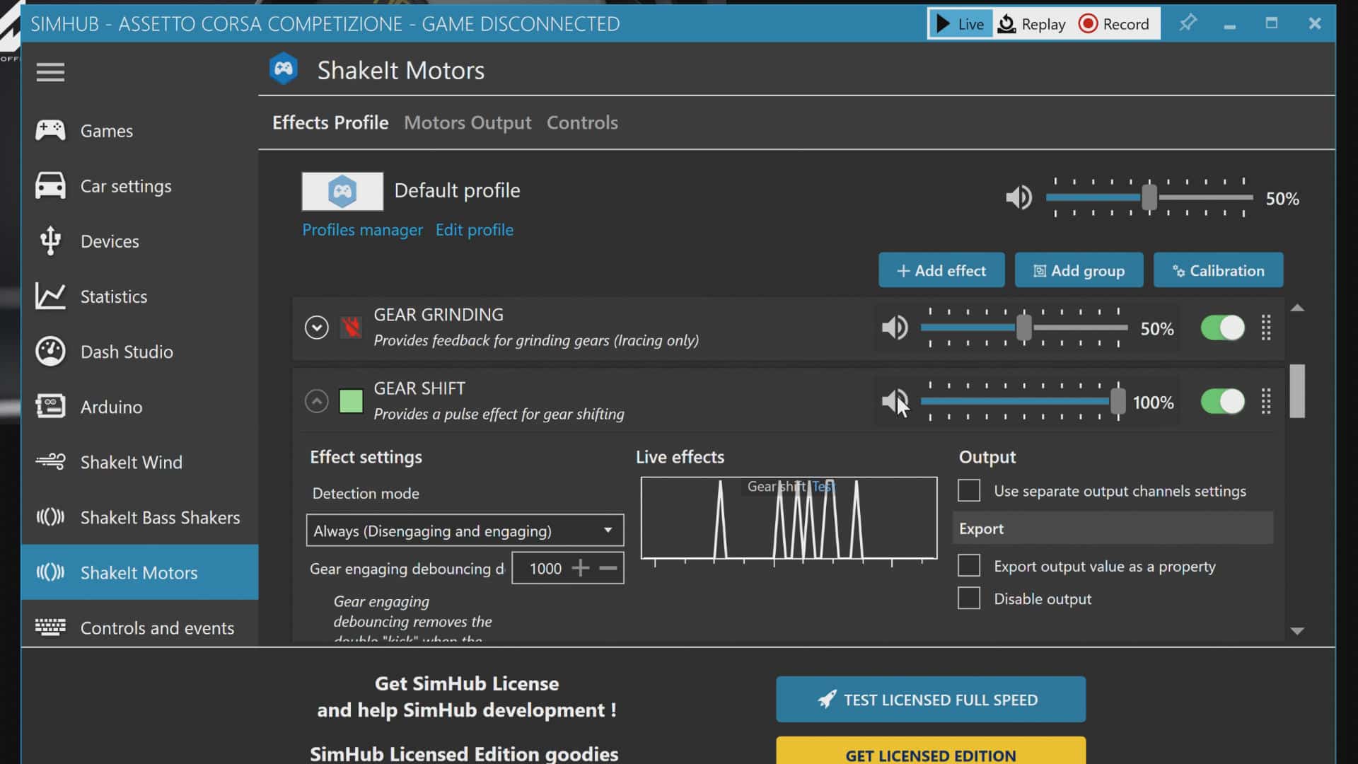Next Level Racing Simhub