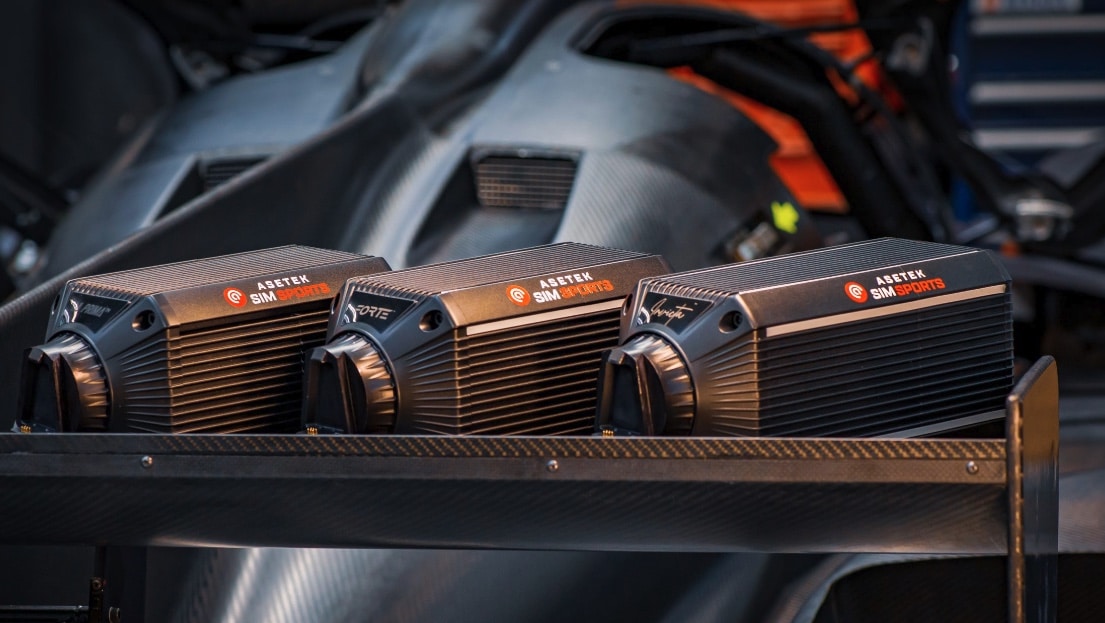 Les trois bases direct drive Asetek SimSports