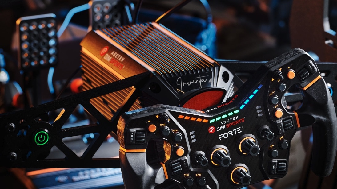 Ensemble base et volant Asetek SimSports