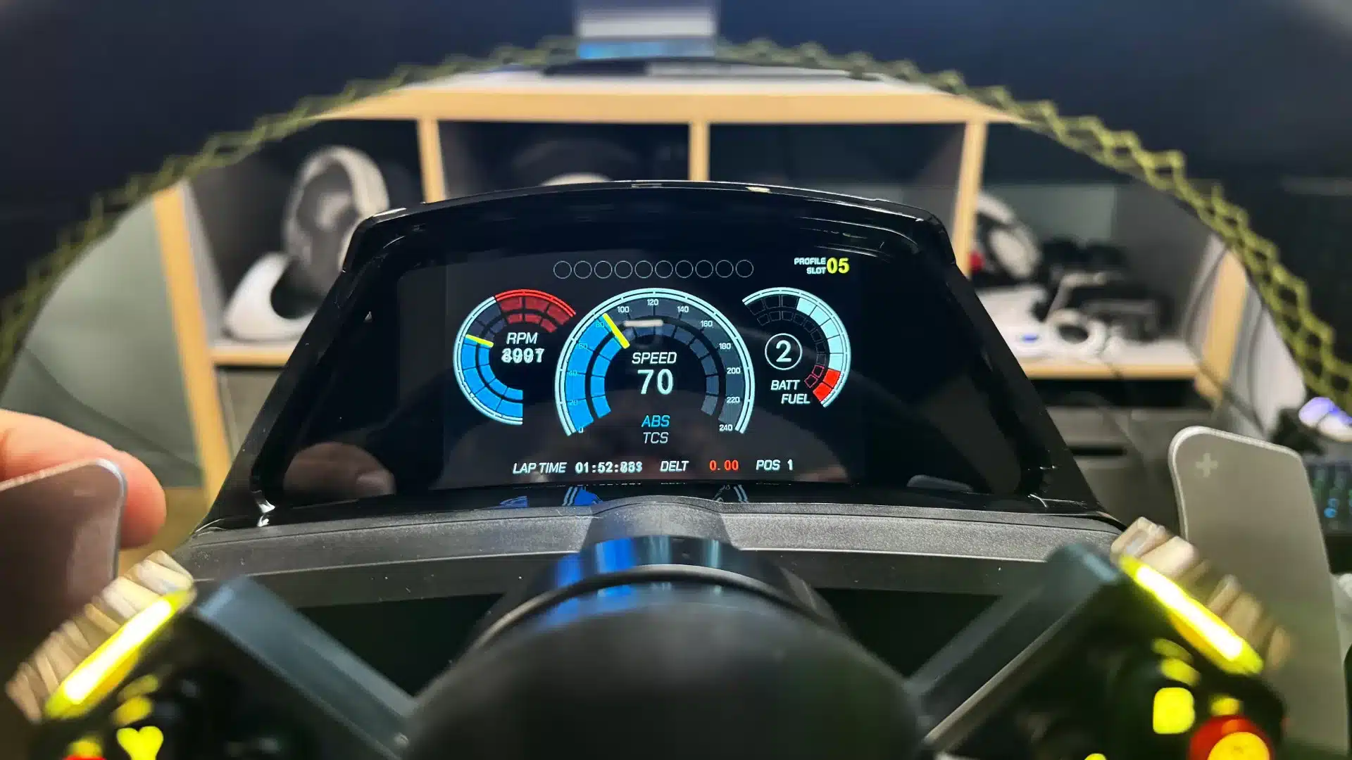 ecran du test turtle beach velocityone race