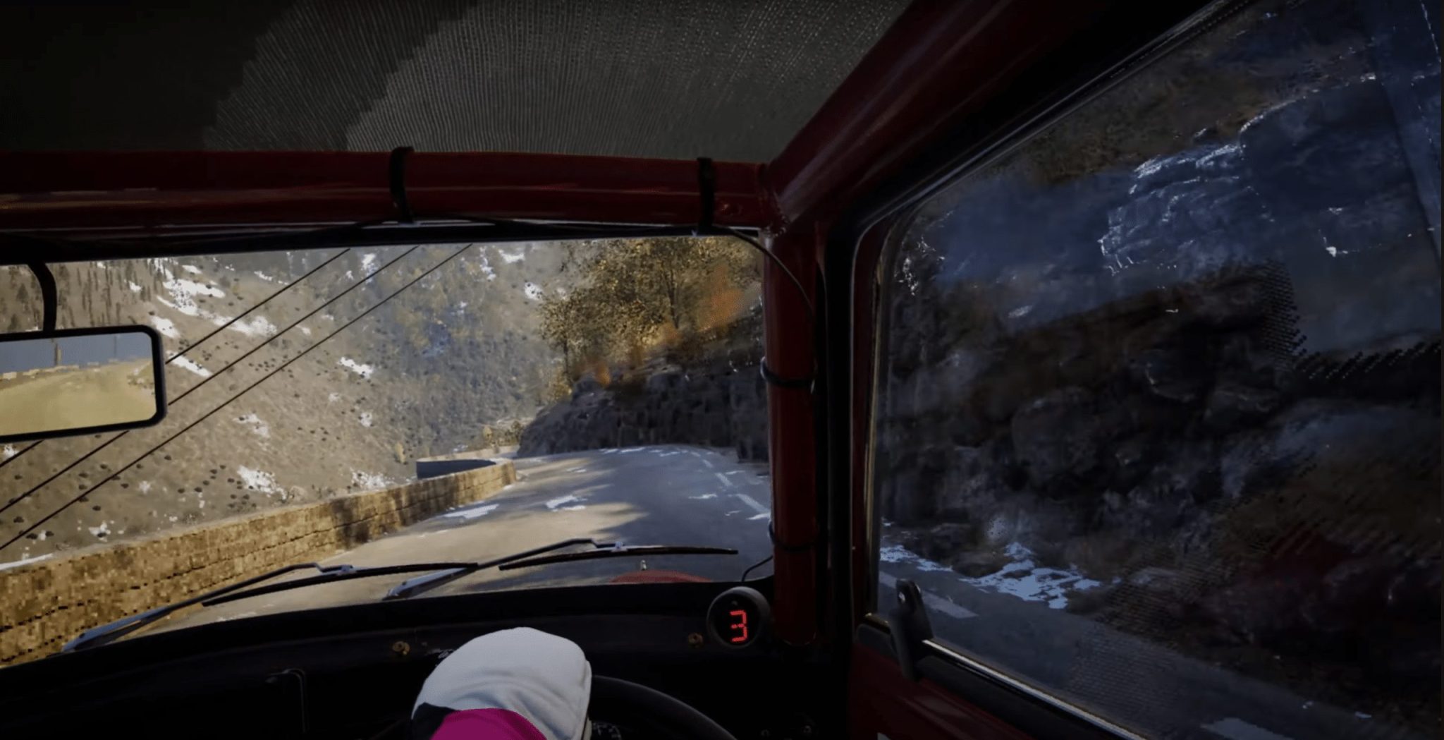 Mini cooper sur la spéciale de Monte Carlo
