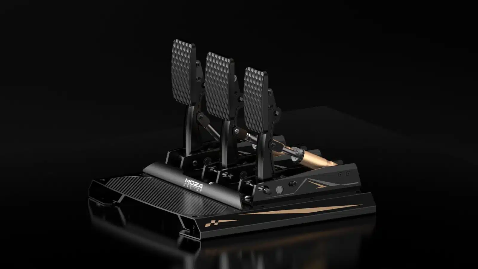 Le pédalier Moza CRP2 en précommande chez Stealth Gamer