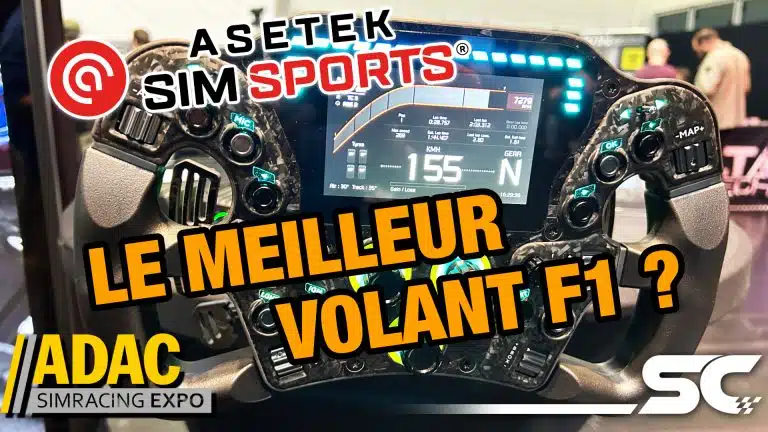 ADAC 2024 : on a essayé l'Invicta Formula Wheel d'Asetek SimSports