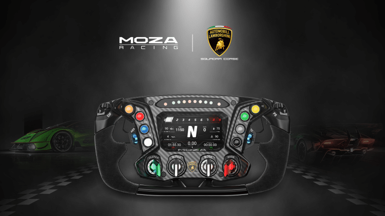 Moza Racing lance l'Essenza SCV12, un vrai volant de Lamborghini !