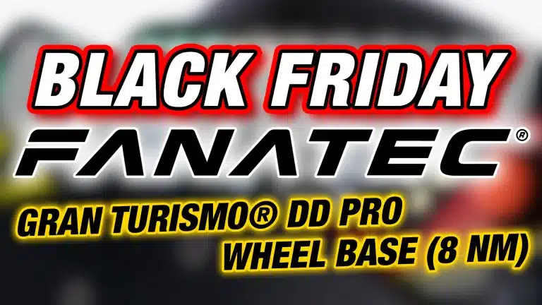 Black Friday Fanatec : promo sur le GT DD Pro