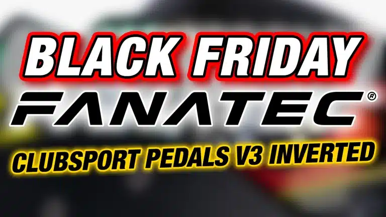Black Friday Fanatec : promo sur le pédalier V3 inverted !
