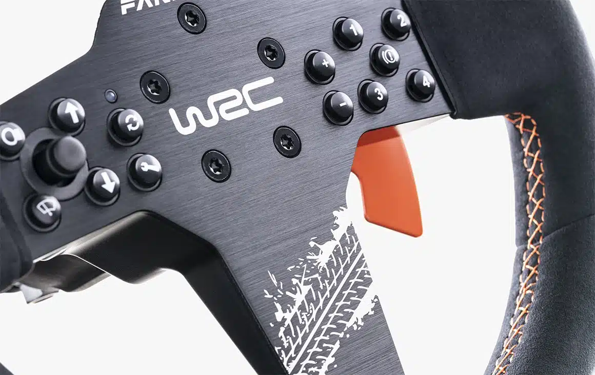Détails du volant Fanatec CSL Elite Steering Wheel WRC en Alcantara