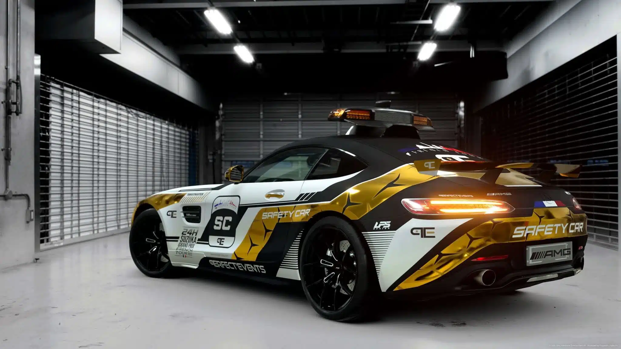 Safety Car GT7 Perfect'Events concours livrées