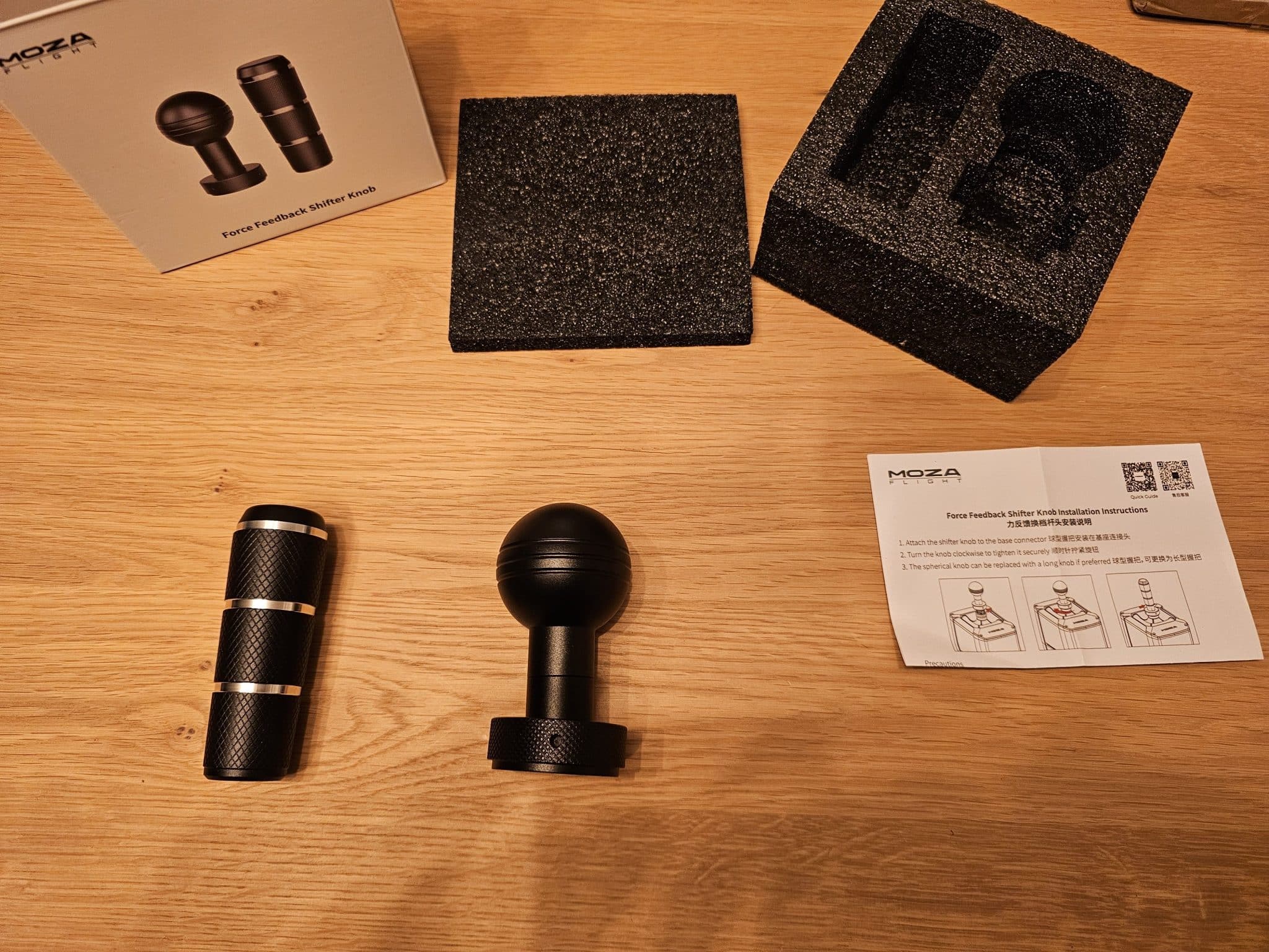 Test Moza Active Shifter