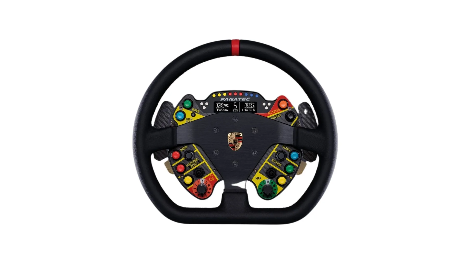 Volant Fanatec Podium Steering Wheel Porsche 911 GT3 R en carbone