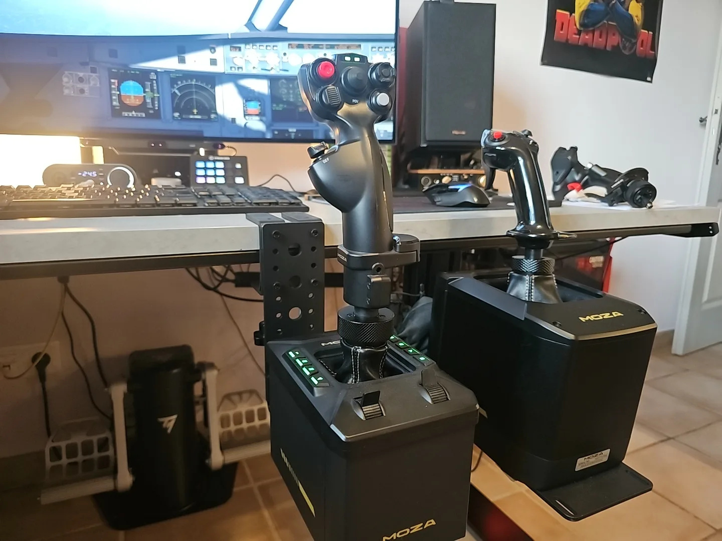Moza AB6 Flight Simulator