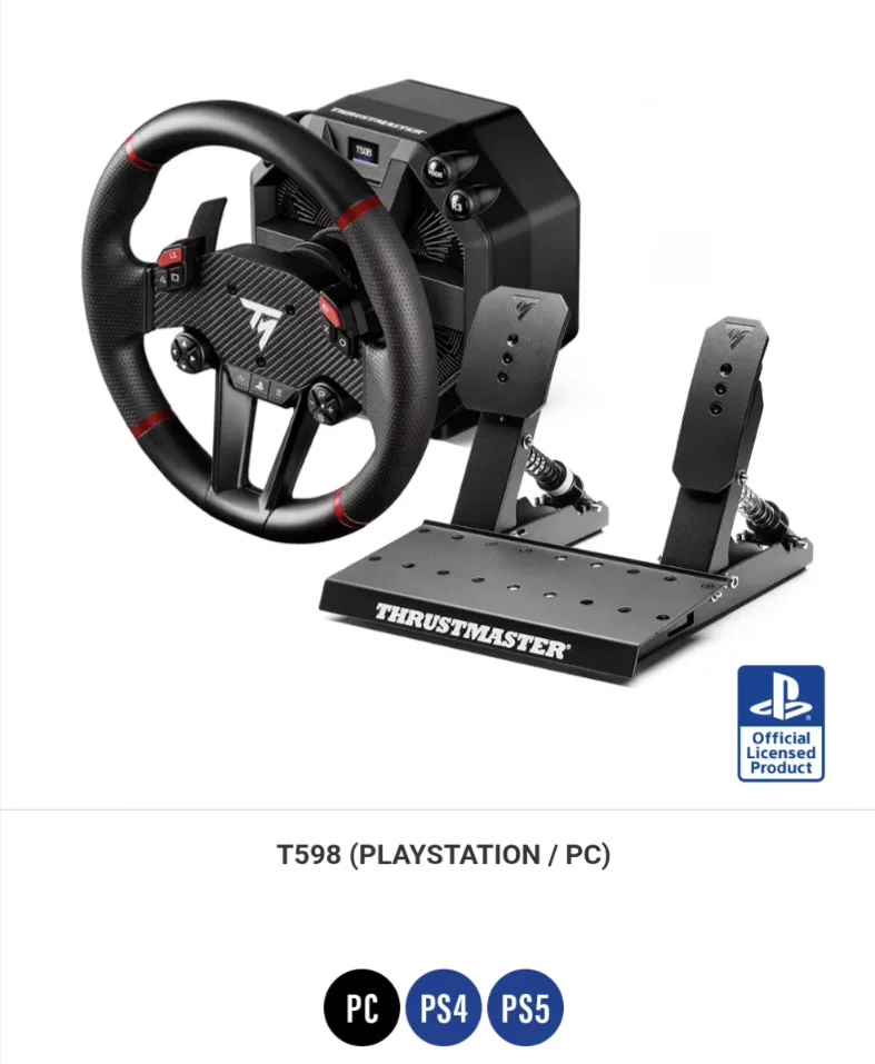Bundle Thrustmaster T598 (PlayStation/PC)