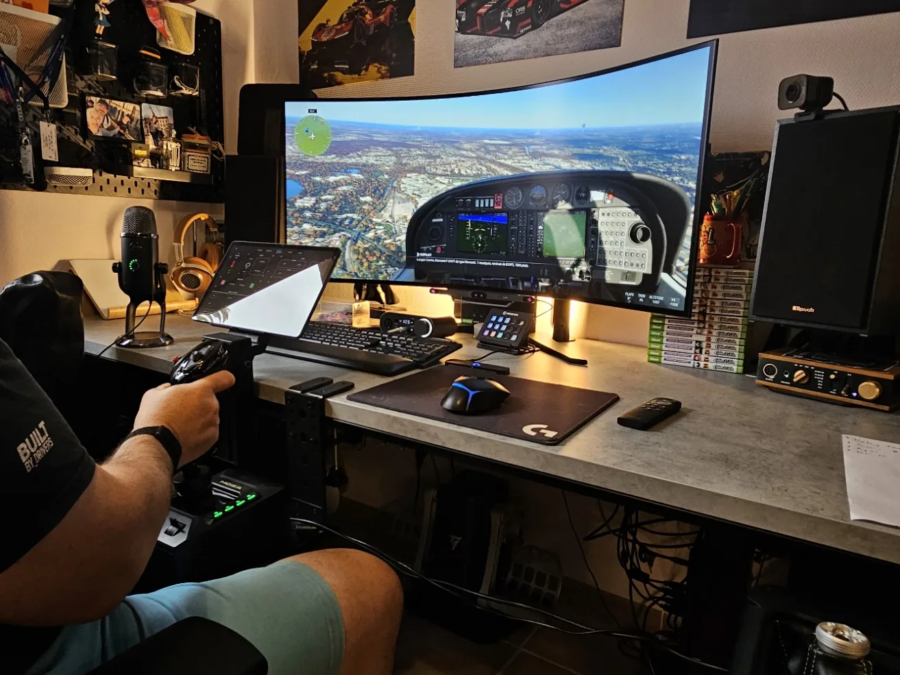 Moza AB6 Flight Simulator