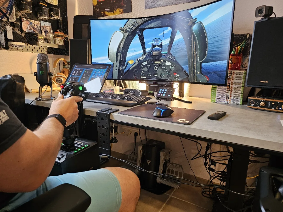 Moza AB6 Flight Simulator