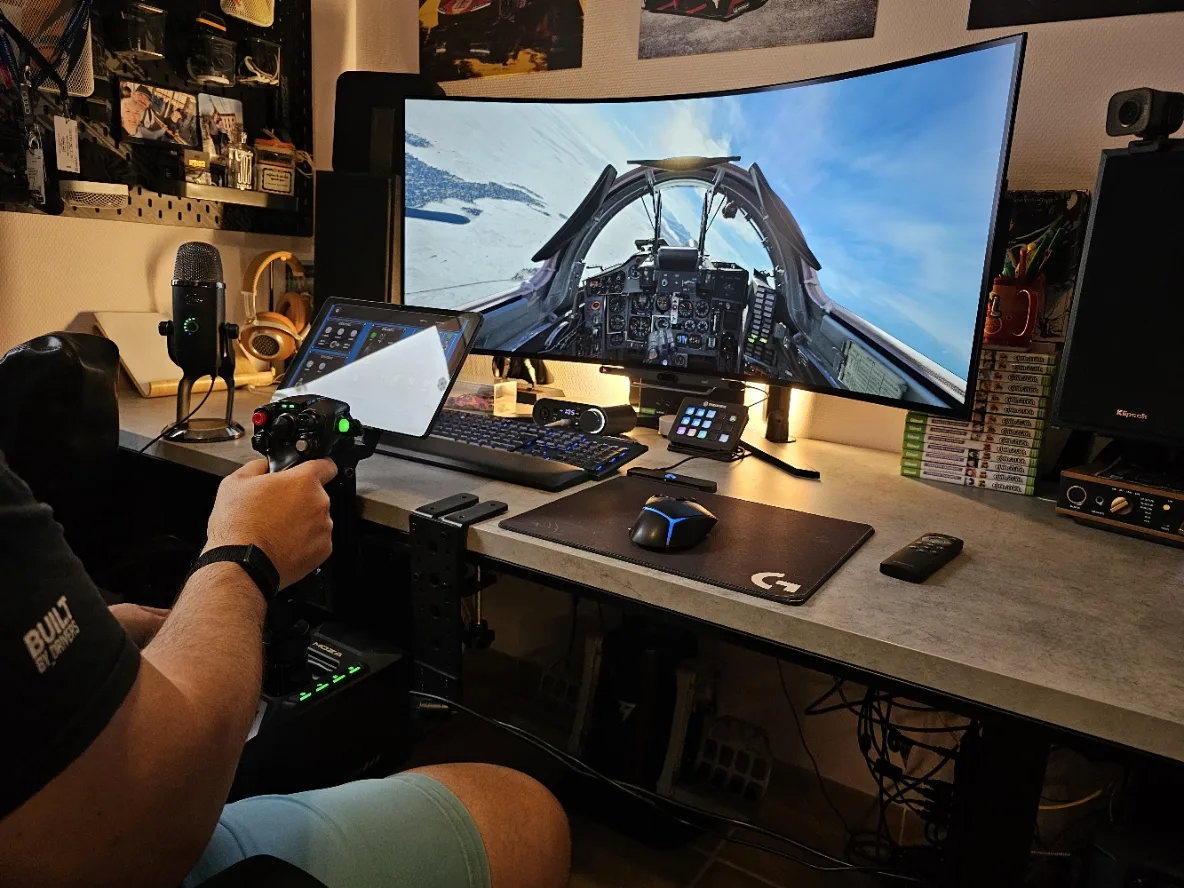 Moza AB6 Flight Simulator