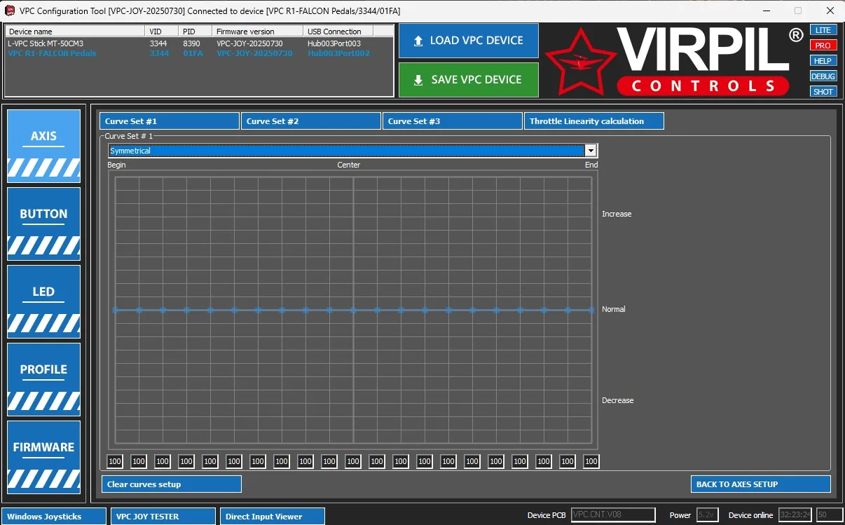 test Virpil Controls R1