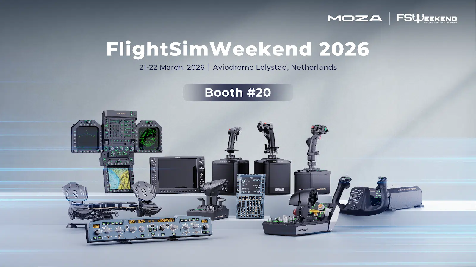 FSWeekend 2026 : MOZA Flight continue son offensive