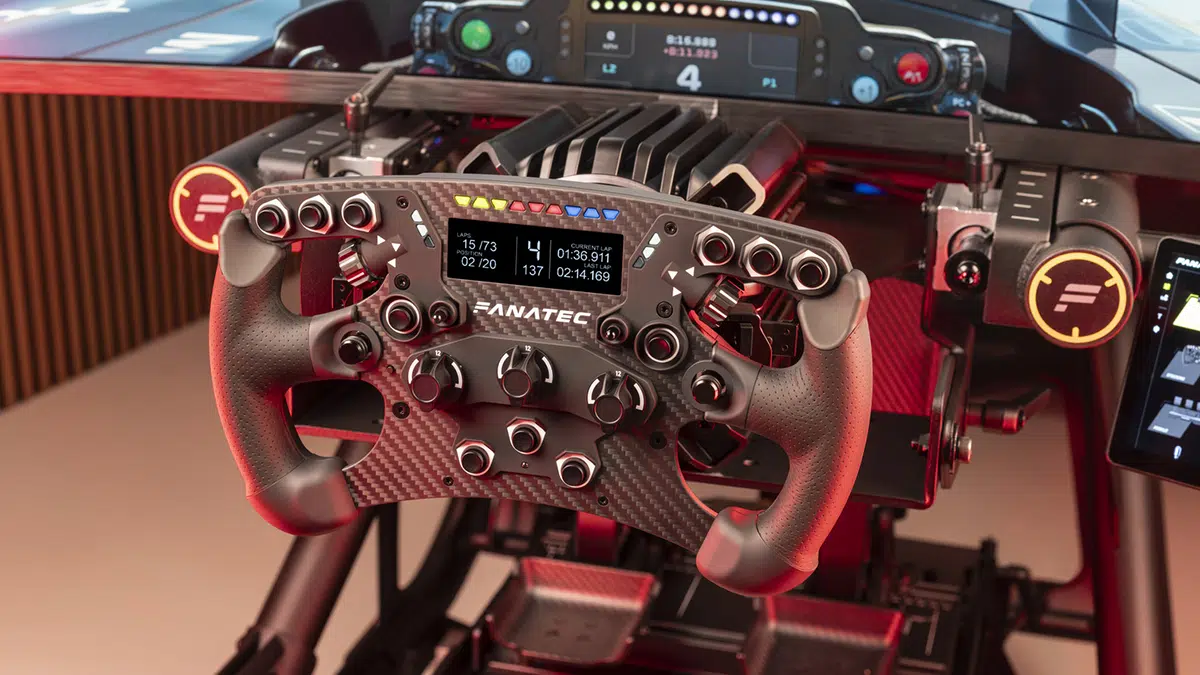 Volant Fanatec ClubSport Formula V3 et son écran