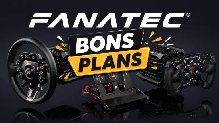 Fanatec : soldes d'été sur les bases, volants, cockpits, pédaliers, bundles...