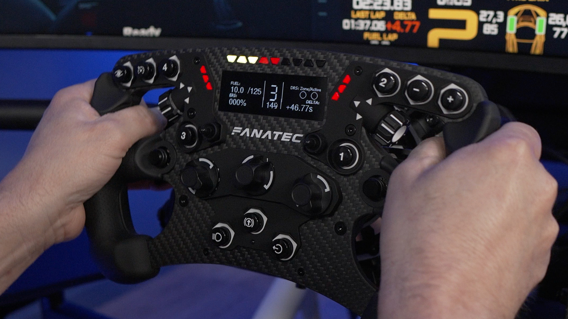 Test Fanatec ClubSport Formula V3 Ecran encore