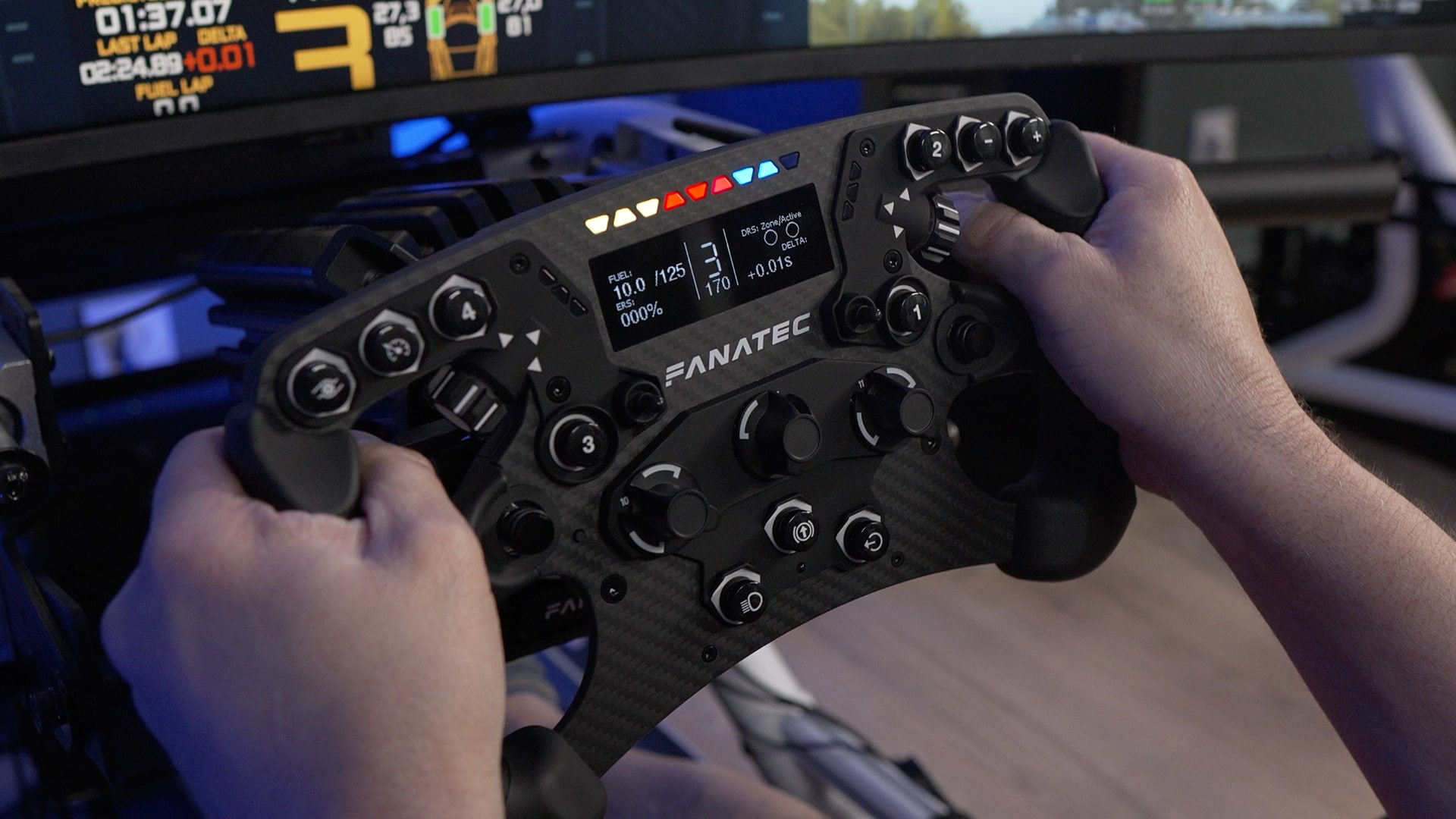 Test Fanatec ClubSport Formula V3 écran
