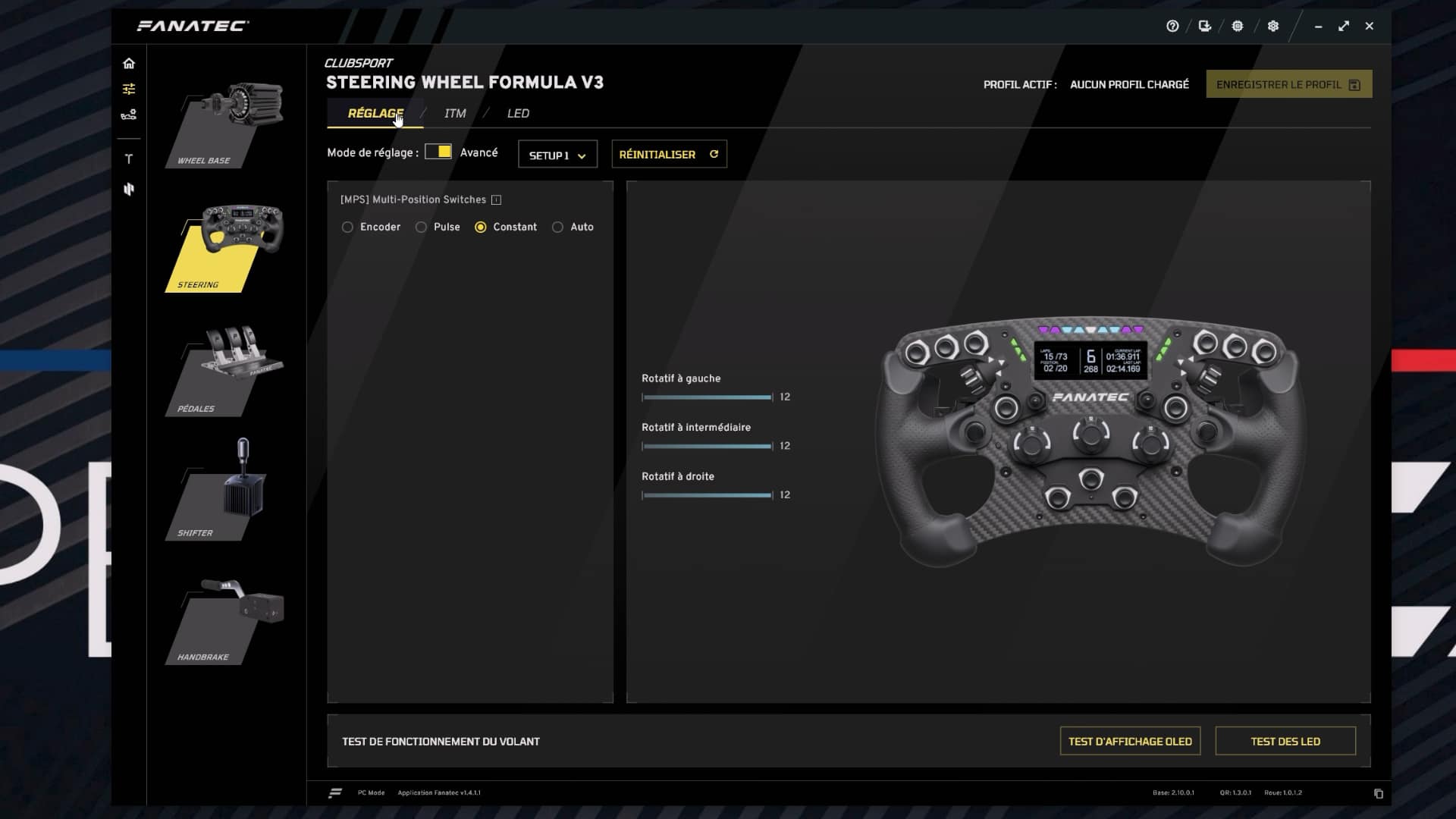 Test Fanatec ClubSport Formula V3 soft 1
