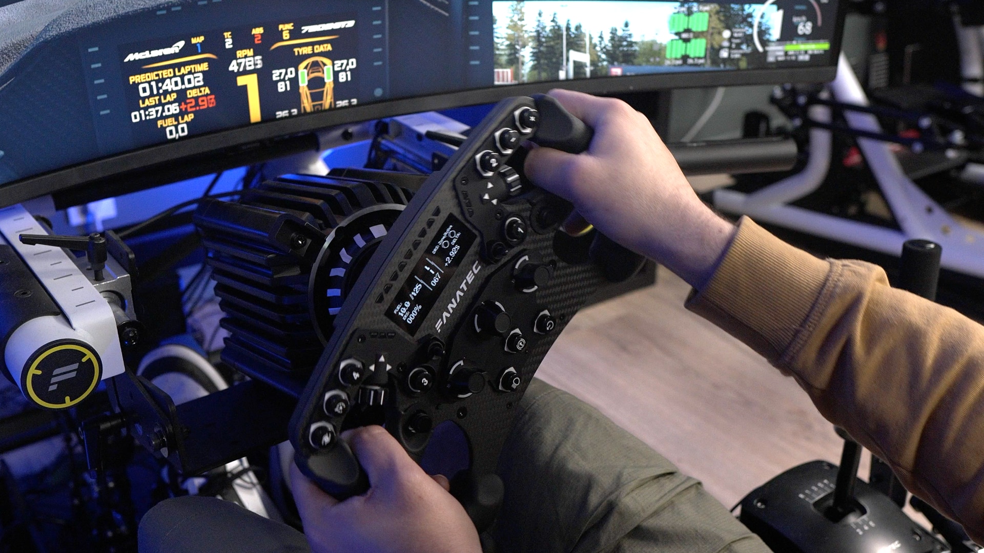 Test Fanatec ClubSport Formula V3 ergonomie 2