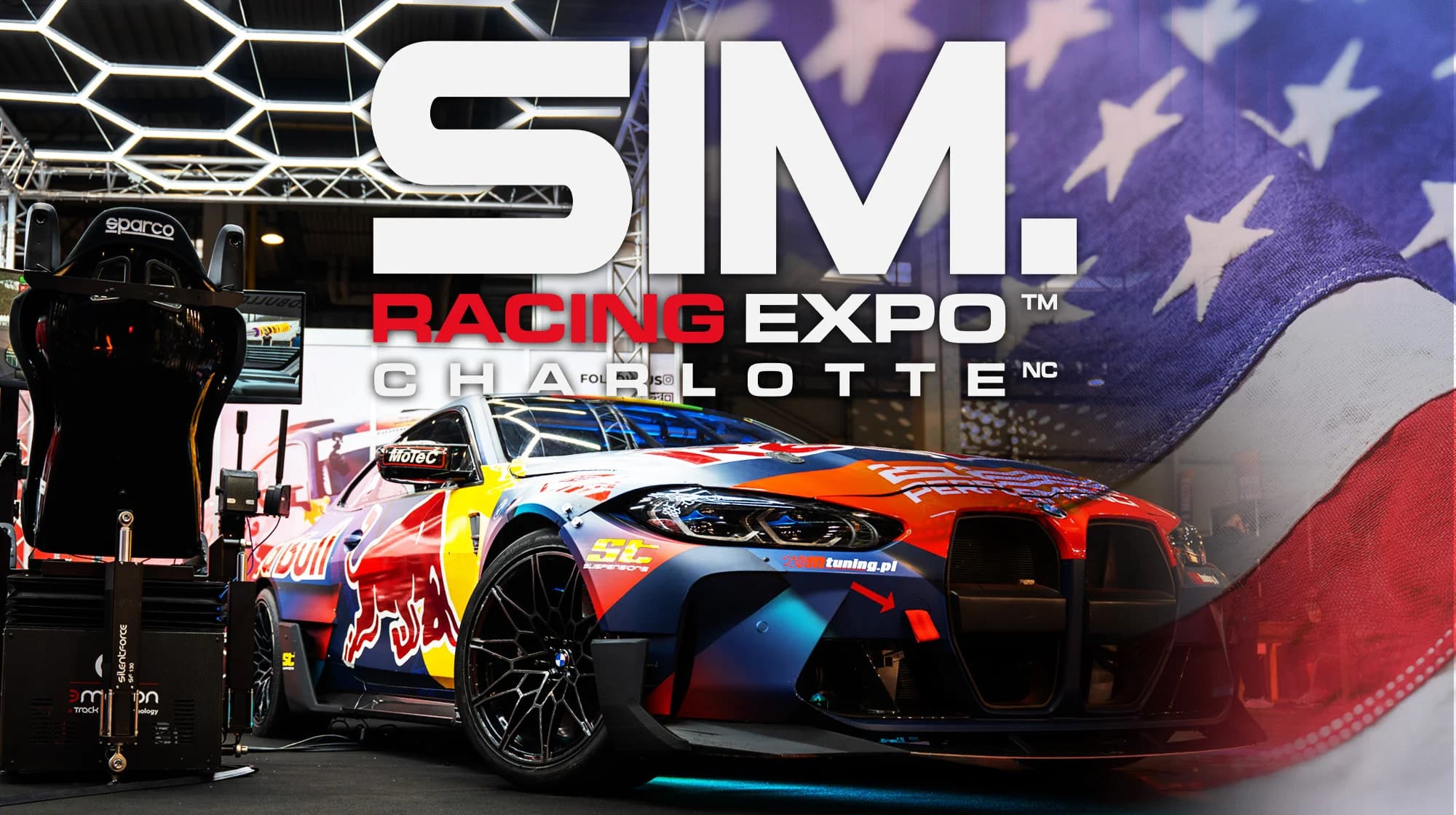 SimRacing Expo Charlotte : Fanatec, Asetek, Conspit, VPG, Thrustmaster, Pimax…