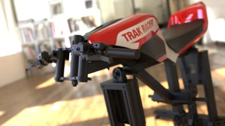 Cockpit moto, manette retour de force... les nouveautés Trak Racer à la SimRacing Expo