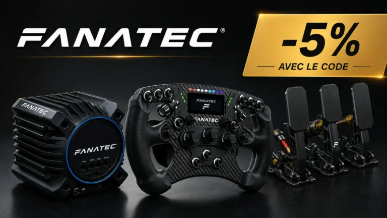 Fanatec : nouveau code promo sur tout le catalogue !