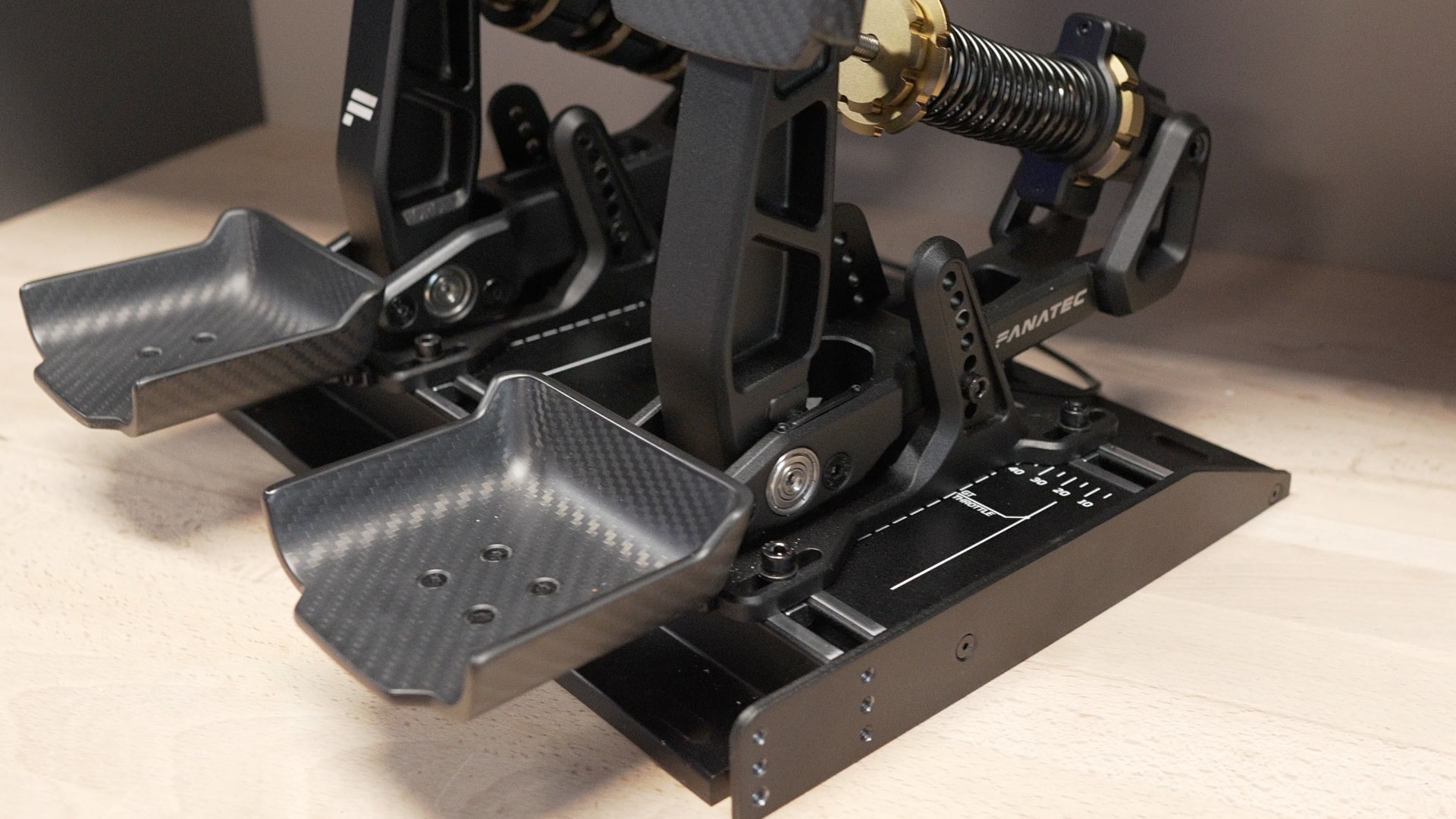Test Podium Pedals Fanatec