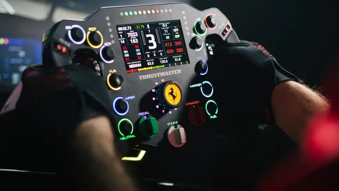 Thrustmaster : nouveau volant Ferrari 499P X 24 H du Mans