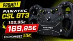 CSL Steering Wheel GT3 : Fanatec fait chuter le prix à 169,95 €