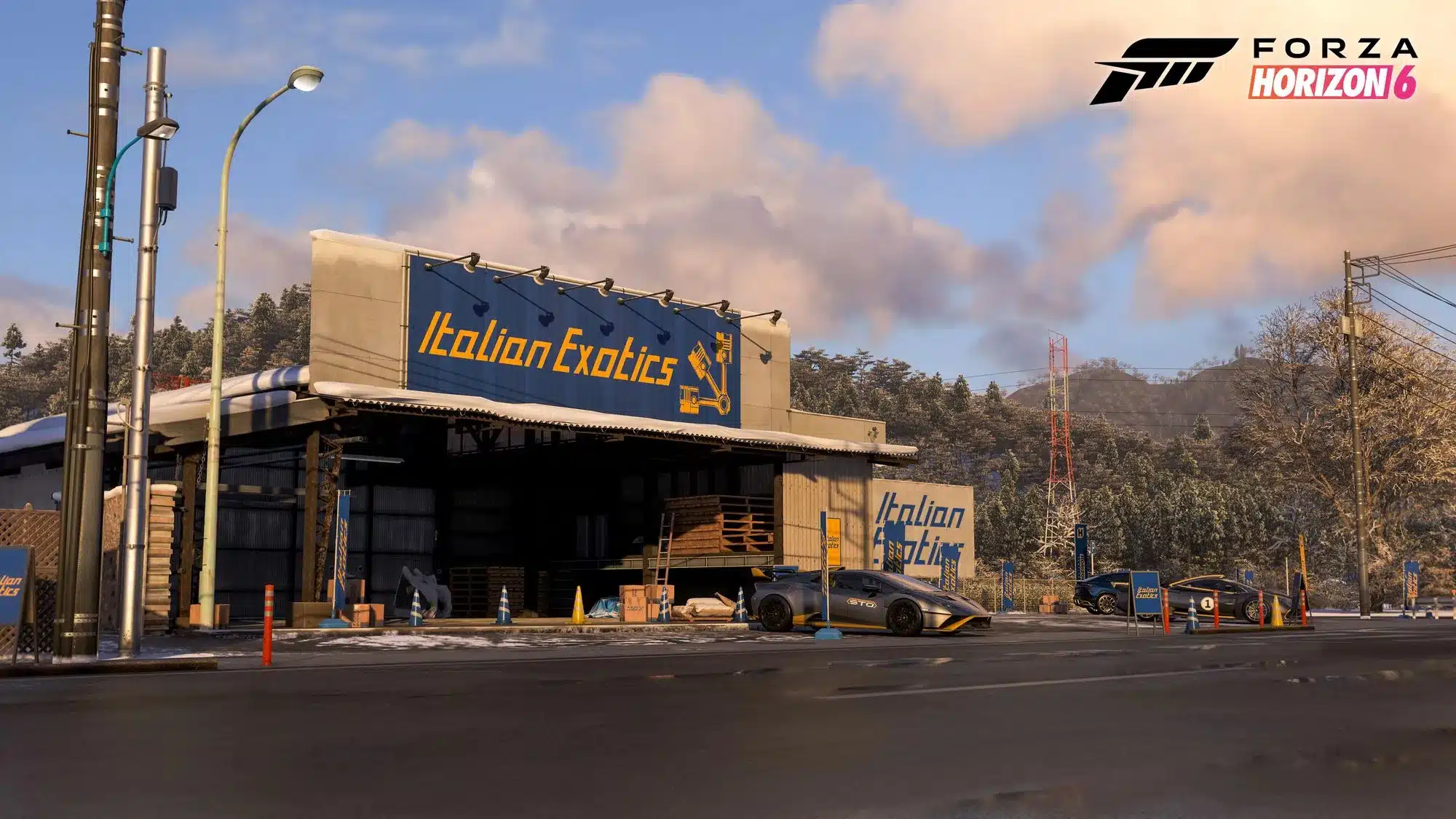 Le concessionnaire temporaire Italian Exotics de la Series 3 de Forza Horizon 6