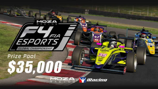 Moza sponsorise le championnat iRacing F4, 35 000 $ à gagner !