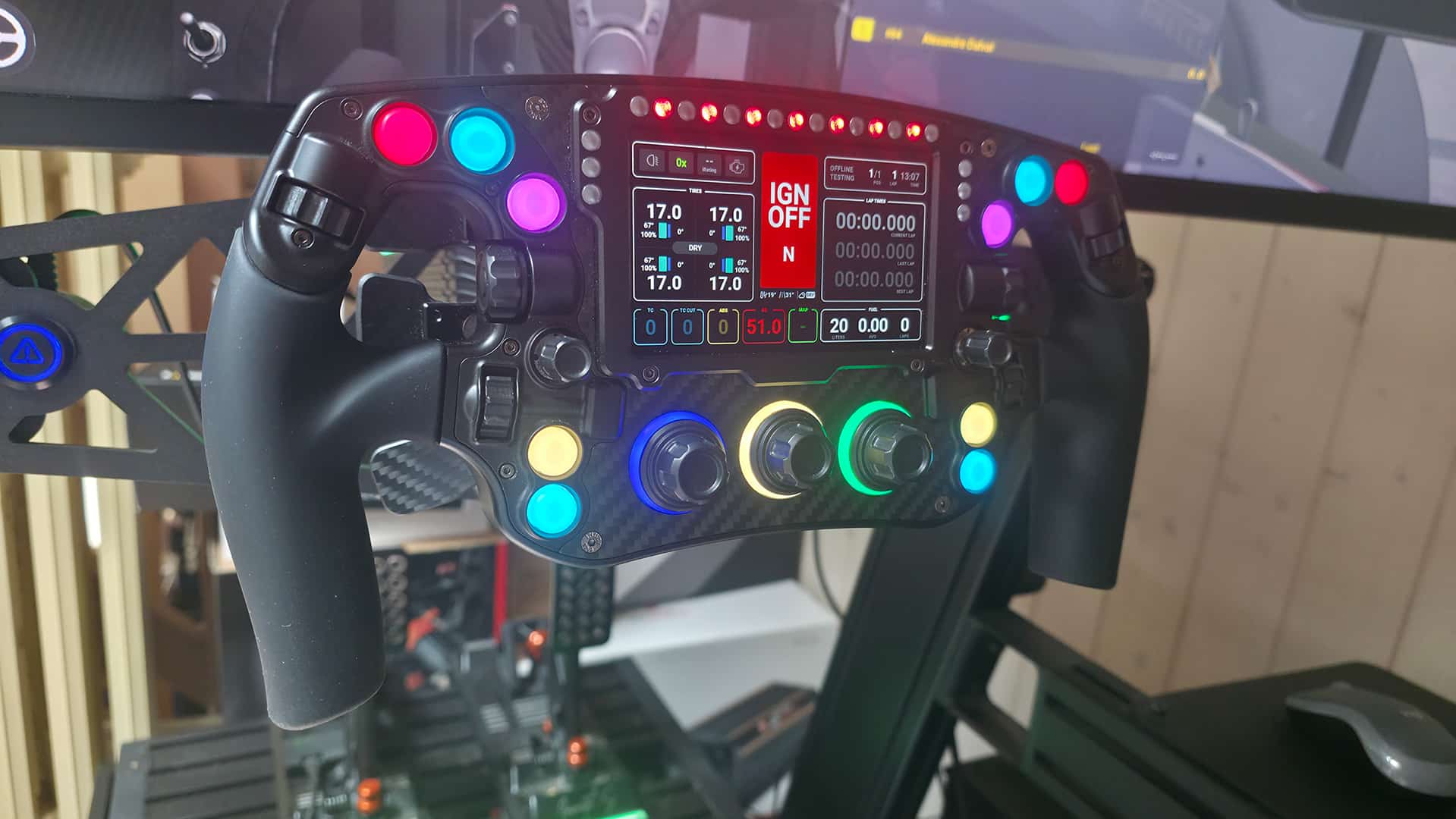 test-volant-leoxz-xf1-dash-on
