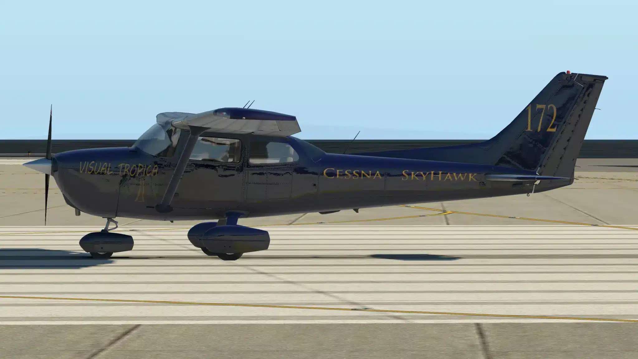 Le MOZA MGX1000 aux commandes d'un Cessna 172
