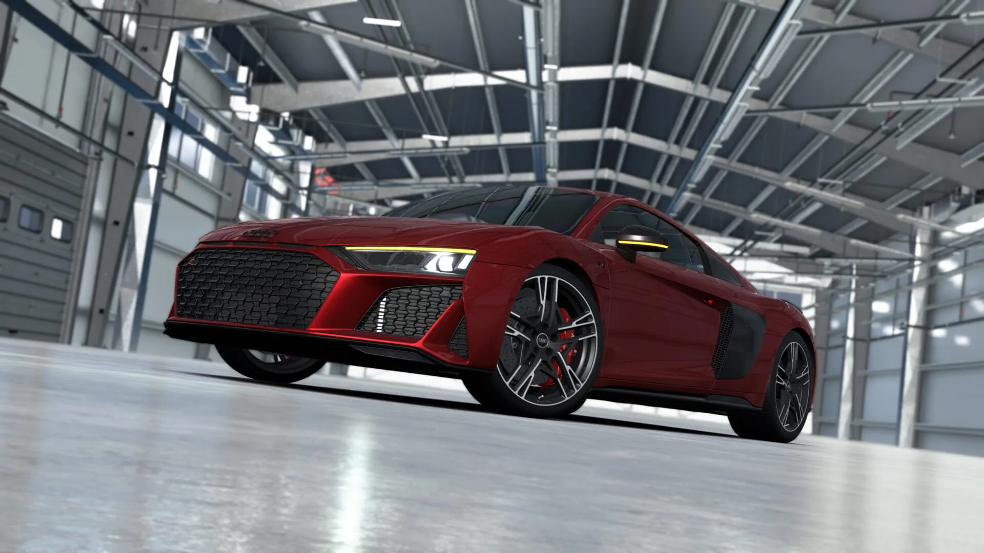 L'Audi R8 V10 performance quattro dans Assetto Corsa EVO 0.9