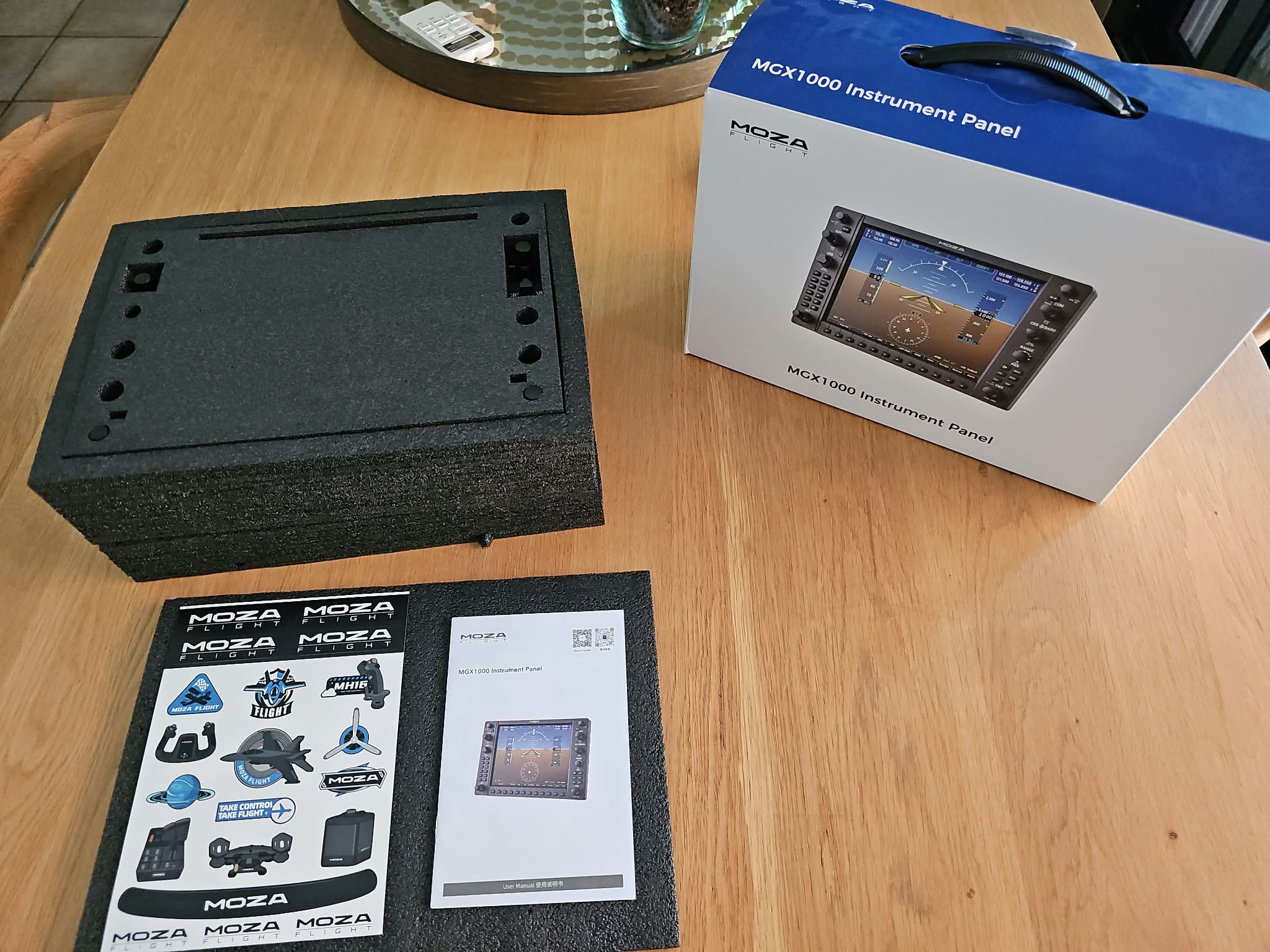 Contenu du carton du MOZA MGX1000
