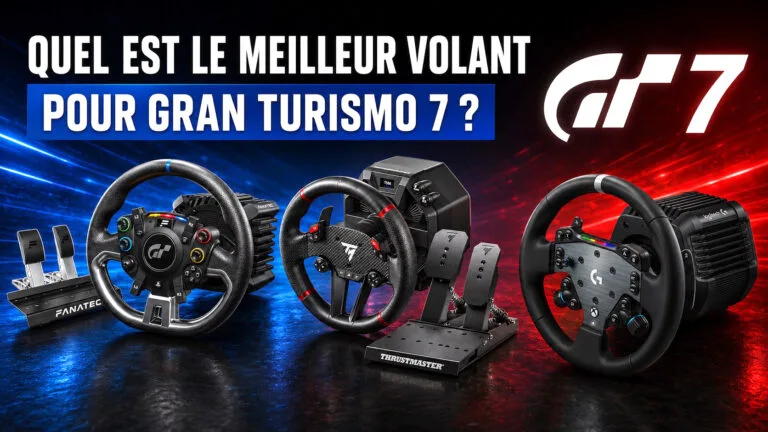 Quel est le meilleur volant pour Gran Turismo 7 : Fanatec Gran Turismo DD Pro, Thrustmaster T598 et Logitech G