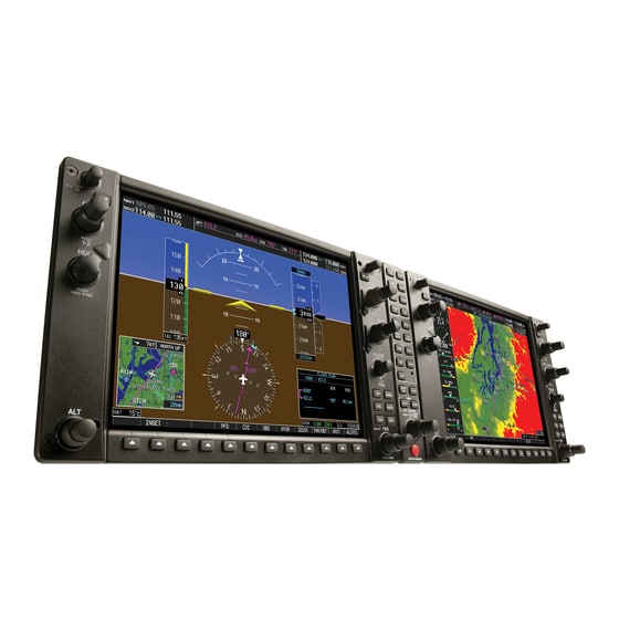 Écran d'avionique Garmin G1000 et ses commandes physiques
