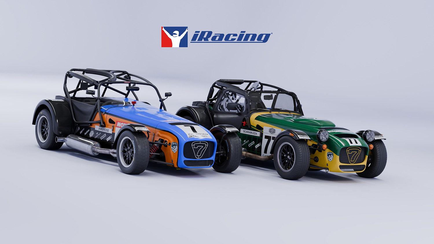 La Caterham Academy et la Caterham 420R dans iRacing